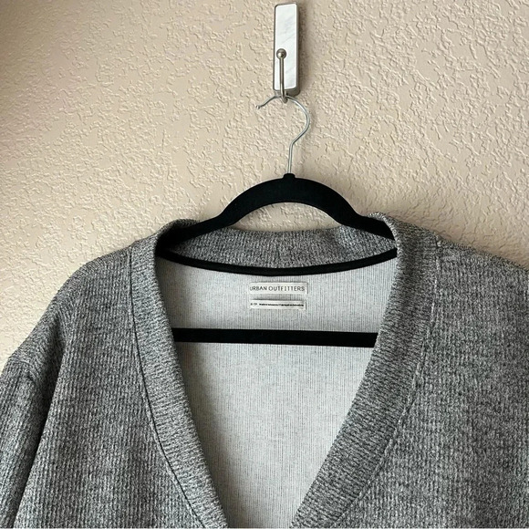 Urban Outfitters Cropped Balloon Sleeve Jacket Full Zip Gray Size XS - Picture 10 of 10